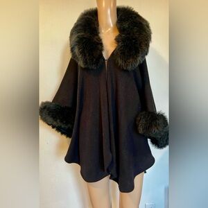 Soft Surroundings Black Knit Garment with Contrast Tag